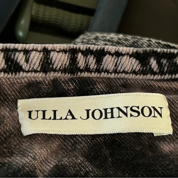 ULLA JOHNSON Brier Tie-Waist Acid Wash Jeans Size 8 Bohemian - Picture 7 of 7
